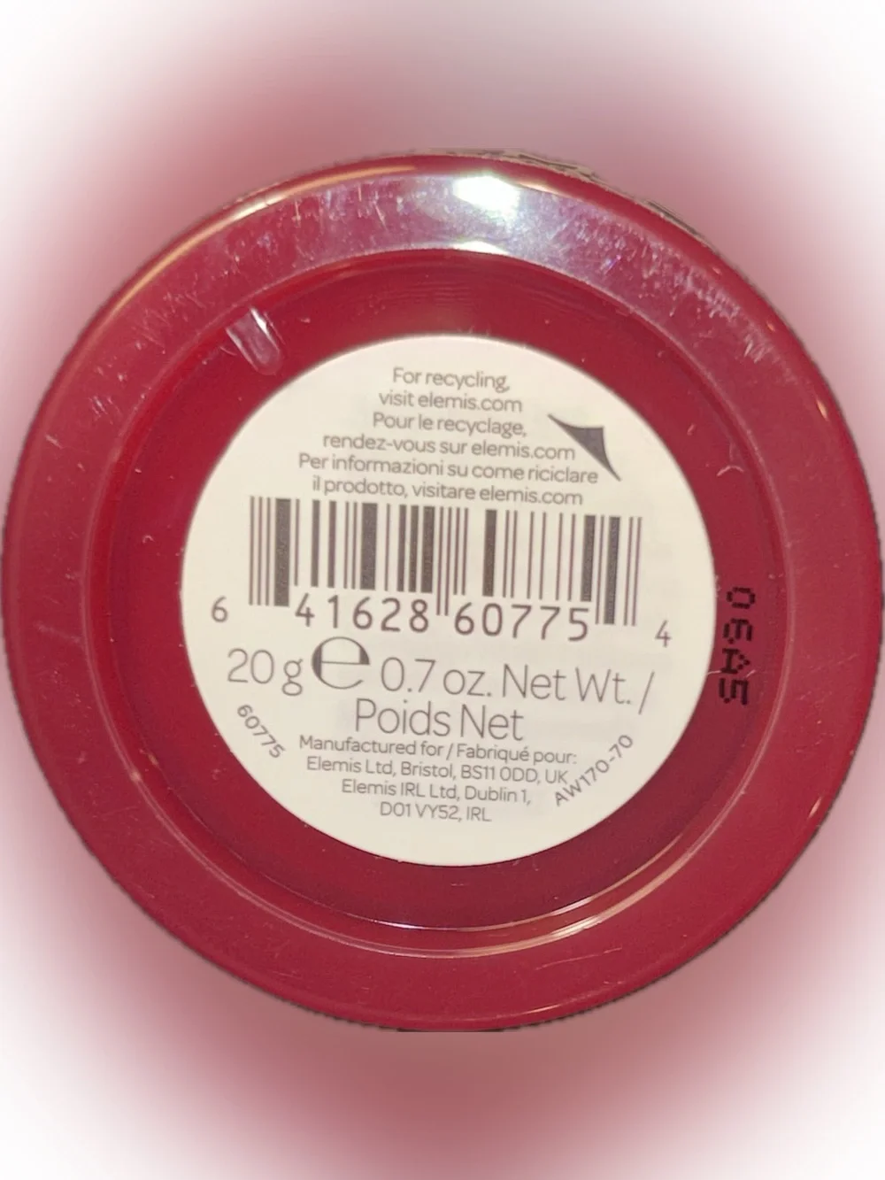 ELEMIS Black Cherry Cleansing Balm - White & Deep Cherry